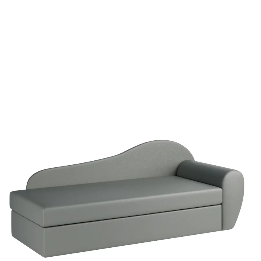 MATYLDA válenda celočalouněná, provedení pravé, koženka SA 2 šedá